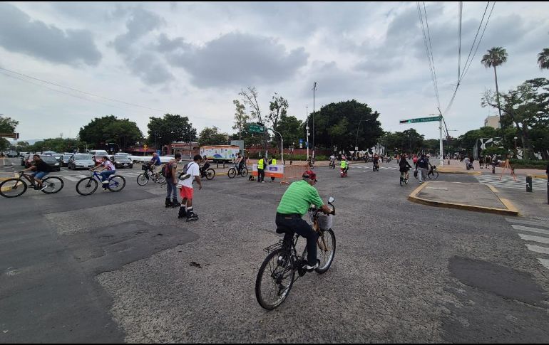 Usuarios señalan que la velocidad de patines y bicicletas, así como maniobras temerarias, generan riesgos durante los recorridos. EL INFORMADOR/ O. GONZÁLEZ.