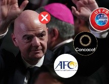 La carta estaba firmada por el presidente de la UEFA, el de la AFC y el mandatario de la Concacaf; las confederaciones afirmaron que se ha roto la confianza con la FIFA. AP / ARCHIVO