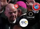 La carta estaba firmada por el presidente de la UEFA, el de la AFC y el mandatario de la Concacaf; las confederaciones afirmaron que se ha roto la confianza con la FIFA. AP / ARCHIVO