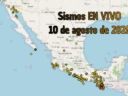 EN VIVO | Sismos en México | Lunes 10 de agosto. ESPECIAL / SSN