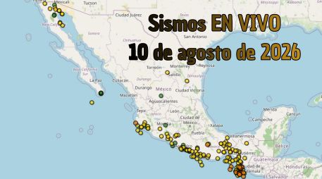 EN VIVO | Sismos en México | Lunes 10 de agosto. ESPECIAL / SSN