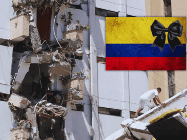 Un terremoto de magnitud 7.4 sacudió el noroeste de Colombia, dejando al menos 47 muertos, decenas de heridos y múltiples edificios colapsados. EFE / E. Guzmán