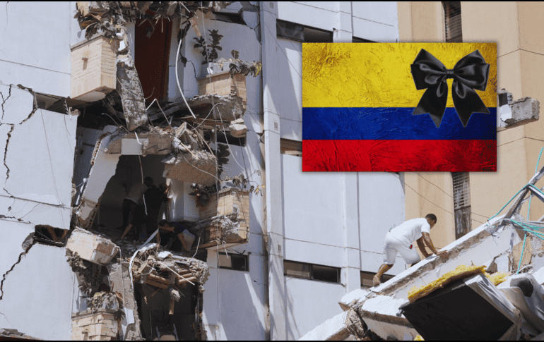 Un terremoto de magnitud 7.4 sacudió el noroeste de Colombia, dejando al menos 47 muertos, decenas de heridos y múltiples edificios colapsados. EFE / E. Guzmán