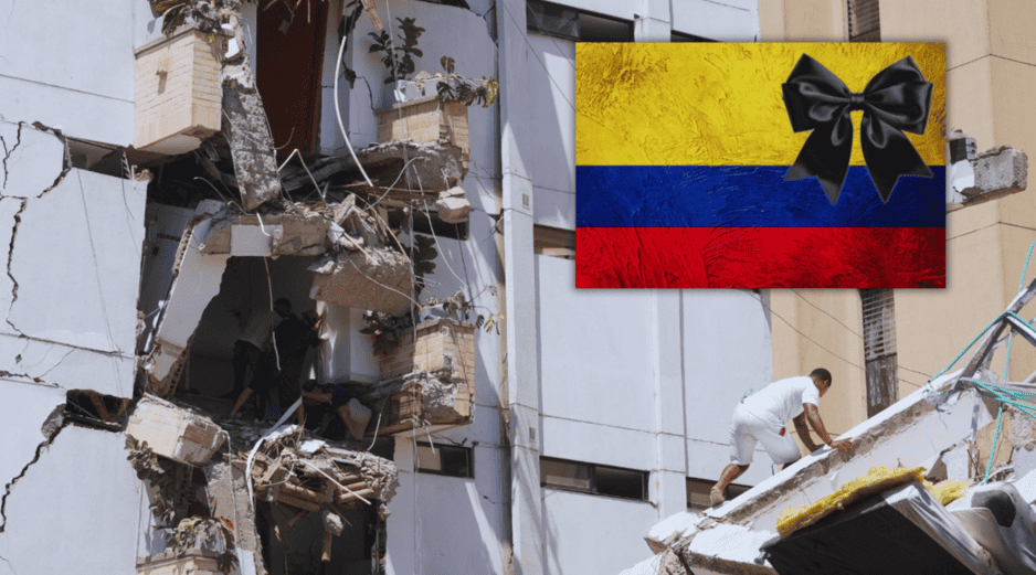 Un terremoto de magnitud 7.4 sacudió el noroeste de Colombia, dejando al menos 47 muertos, decenas de heridos y múltiples edificios colapsados. EFE / E. Guzmán
