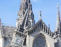 Fotografía que muestra la Catedral Basílica Metropolitana de Nuestra Señora del Rosario afectada tras un fuerte temblor este lunes, en Manizales (Colombia). EFE / John Jairo Bonilla