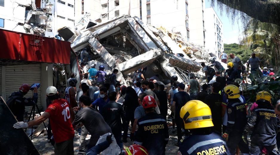 Terremoto de magnitud 7.4 sacudió este lunes a Colombia. EFE / E. Guzmán