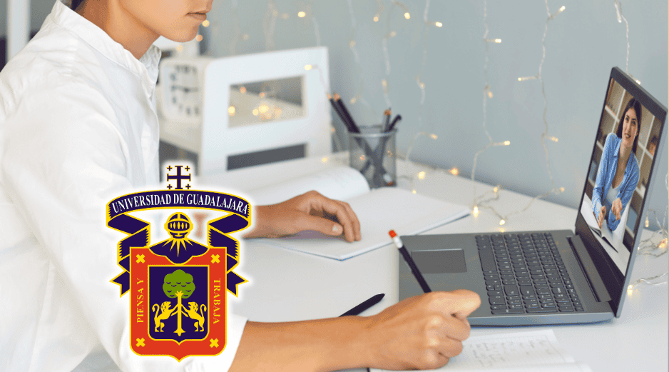 Conoce la lista de licenciaturas, posgrados y el bachillerato virtual que ofrece UDGPlus a distancia para estudiar desde cualquier lugar. ESPECIAL/Canva/UdeG