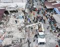 El Gobierno colombiano declaró este lunes la situación de "desastre nacional" por el terremoto de magnitud 7.4. EFE / J. Arriaga