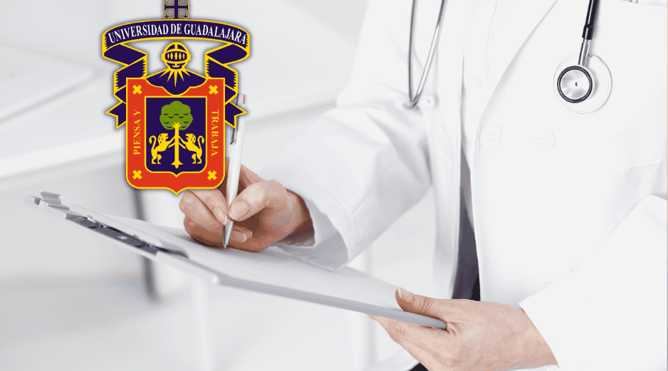 La UdeG publicó los dictámenes 2026-B. Descubre el puntaje de Medicina UdeG 2026-B requerido para ingresar a la carrera con mayor demanda en Jalisco. ESPECIAL/Canva
