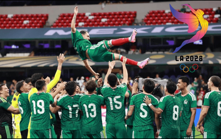 El Tri busca ganar el oro en Los Ángeles 2026. EFE / ARCHIVO
