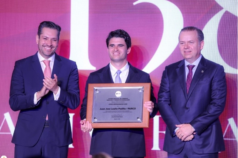 &nbsp;Juan José Leaño, fundador de Parco y ganador del título Joven Emprendedor. EL INFORMADOR/A. Navarro