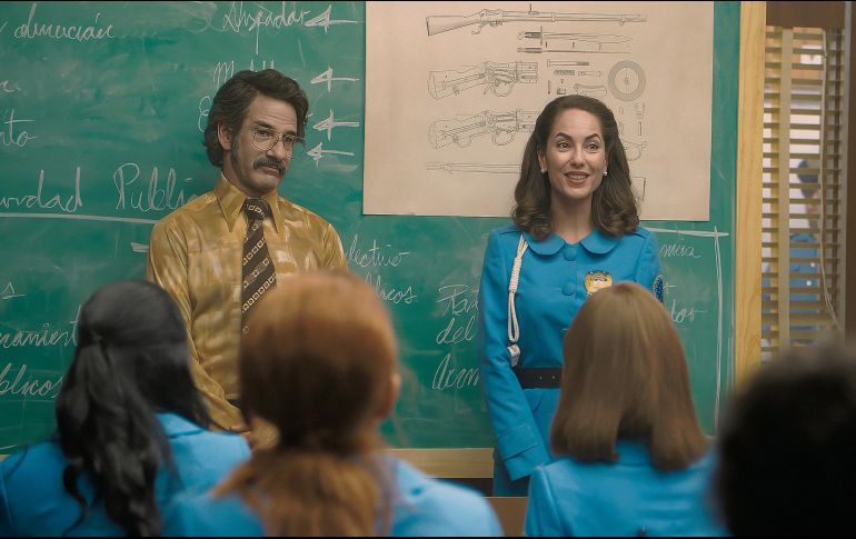 Bárbara Mori interpreta a María, una de las integrantes del primer cuerpo policial femenino de México. ESPECIAL