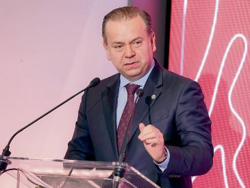 Javier Arroyo resaltó la trayectoria de la institución y planteó mantener la colaboración con autoridades para impulsar la actividad empresarial. EL INFORMADOR/ A. Navarro