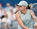 Iga Swiatek pasa a la siguiente ronda en el torneo. AFP