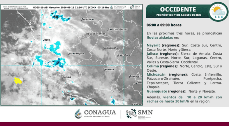 X / @conagua_clima&nbsp;