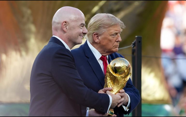 Se trata de la primera vez que Trump respalda públicamente a Infantino desde que tuviese que retirar su propuesta para crear FIFA Forward Enterprise (FFE). EFE/A. Colmenares