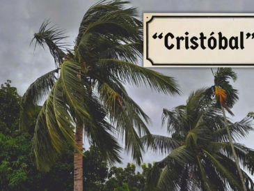 "Cristóbal" se convertiría en el tercer ciclón tropical con nombre de la temporada meteorológica 2026 en la cuenca del Atlántico. ESPECIAL / CANVA