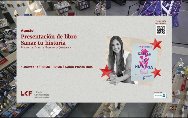 La Librería Carlos Fuentes tiene un evento imperdible para este jueves; esto es lo que debes saber para participar. EL INFORMADOR / ARCHIVO/ ESPECIAL/ Librería Carlos Fuentes