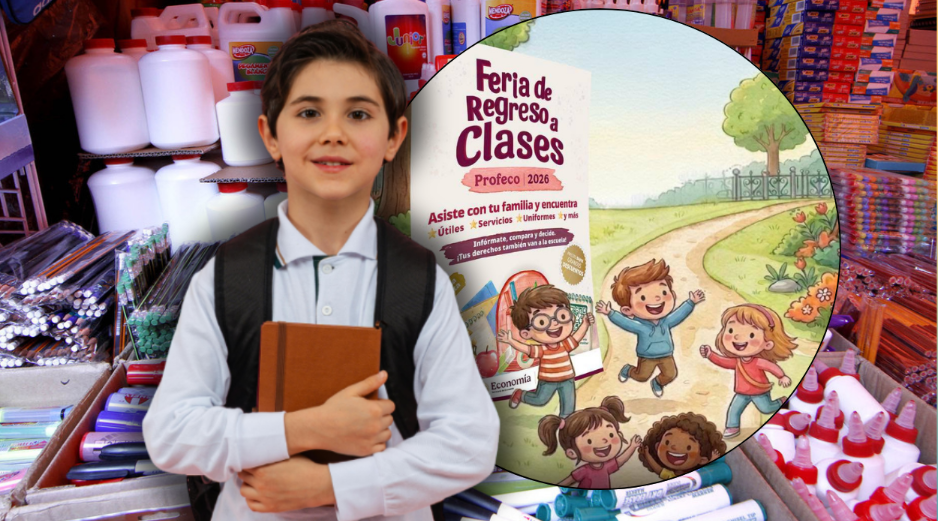 La Procuraduría Federal del Consumidor organiza este evento en la estación Zapopan Centro para ofrecer útiles, uniformes y servicios gratuitos a las familias tapatías. NTX/ARCHIVO ESPECIAL/Canva/Profeco