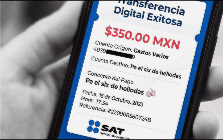 El SAT puede analizar información relacionada con los movimientos financieros de los contribuyentes. ESPECIAL/ChatGPT