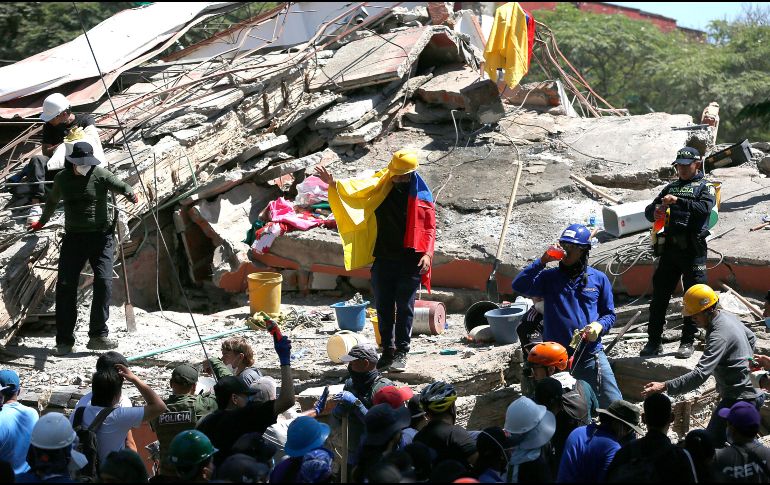 Este 10 de agosto, el partido político Somos México emitió un comunicado solicitando al Gobierno de México el envío inmediato de equipos de rescate. EFE / E. GUZMÁN