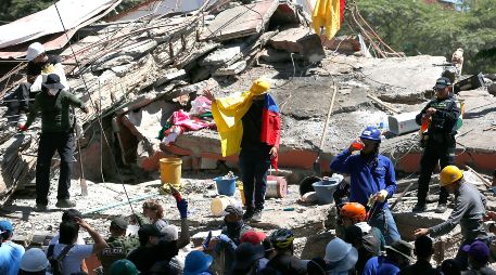 Este 10 de agosto, el partido político Somos México emitió un comunicado solicitando al Gobierno de México el envío inmediato de equipos de rescate. EFE / E. GUZMÁN