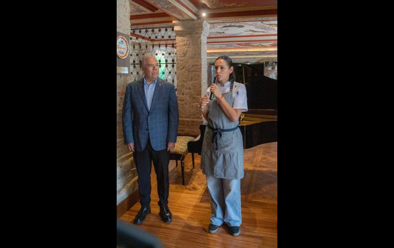 Ignacio Alarcón y Liz Galicia. ESPECIAL/CORTESÍA HOTEL QUINTA REAL.