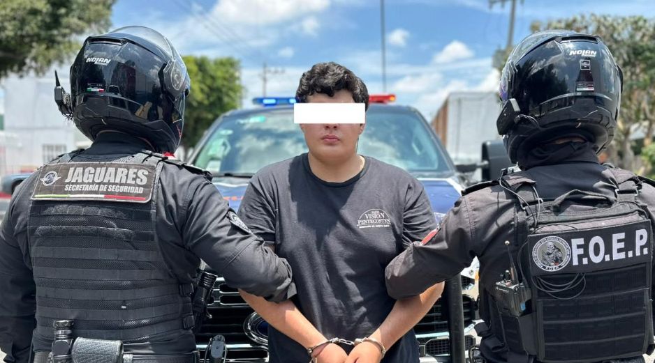 El detenido fue identificado como Omar “N”, de 20 años, y quedó a disposición de un agente del Ministerio Público. ESPECIAL
