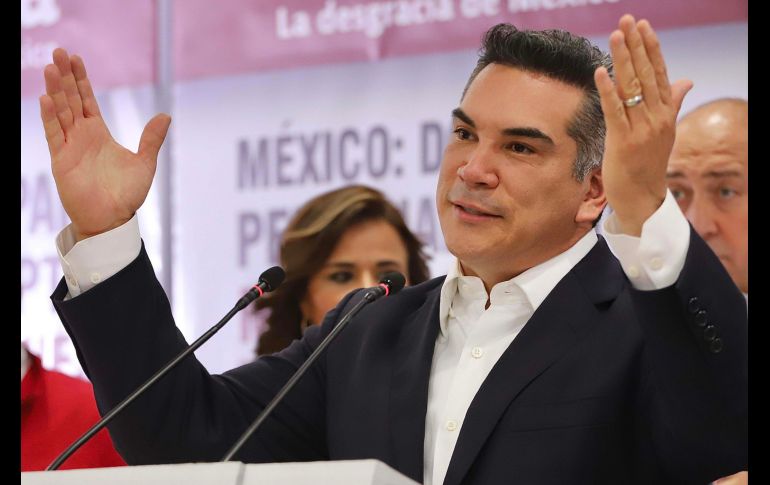 El dirigente del PRI, Alejandro Moreno, rechazó las amenazas de Morena sobre quitarle el fuero. SUN/ARCHIVO