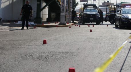 La zona donde se cometió el crimen quedó bajo resguardo de las autoridades de seguridad. SUN/ARCHIVO