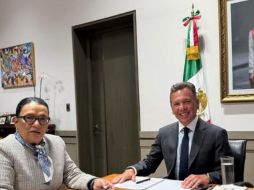 Pablo Lemus informó de su reunión con la secretaria de Gobernación a través de sus redes sociales. FACEBOOK/Pablo Lemus Navarro
