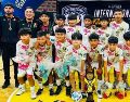 El equipo infantil Obeliz FC pidió ayuda para salir de Colombia y regresar a México. ESPECIAL