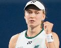 La kazaja vino de atrás para encontrarse en la siguiente ronda con Coco Gauff. AFP