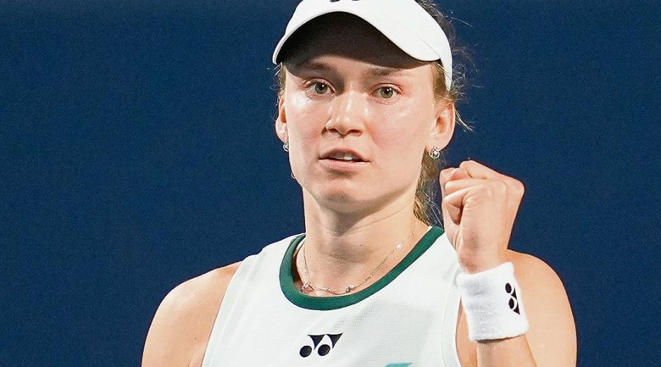 La kazaja vino de atrás para encontrarse en la siguiente ronda con Coco Gauff. AFP