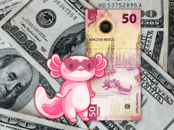 El tipo de cambio se acerca peligrosamente al anhelado piso de los 16 pesos. ESPECIAL / CANVA