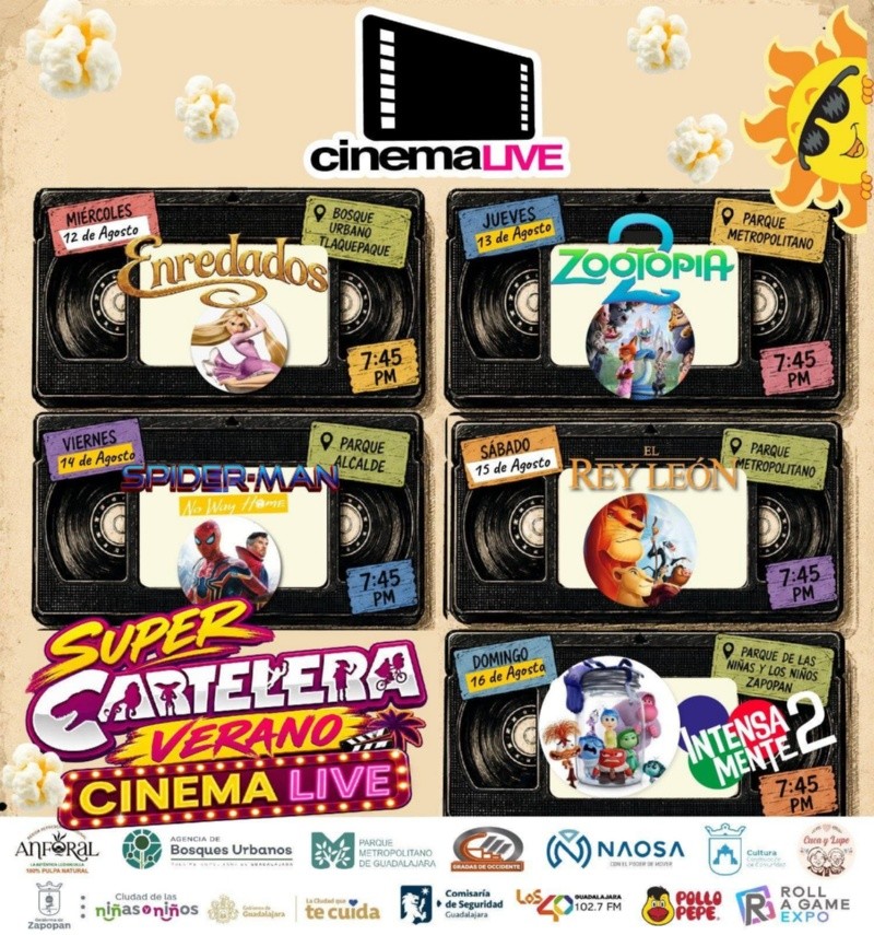 CORTESÍA/ Facebook/ Cinema Live Guadalajara.