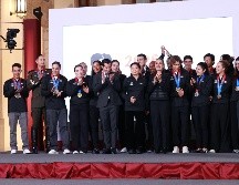 Rommel Pacheco, director de la Conade, indicó que esta iniciativa permitirá reconocer todas las medallas y no únicamente la mejor presea conseguida por cada deportista. EFE/M. Guzmán