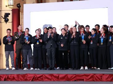 Rommel Pacheco, director de la Conade, indicó que esta iniciativa permitirá reconocer todas las medallas y no únicamente la mejor presea conseguida por cada deportista. EFE/M. Guzmán