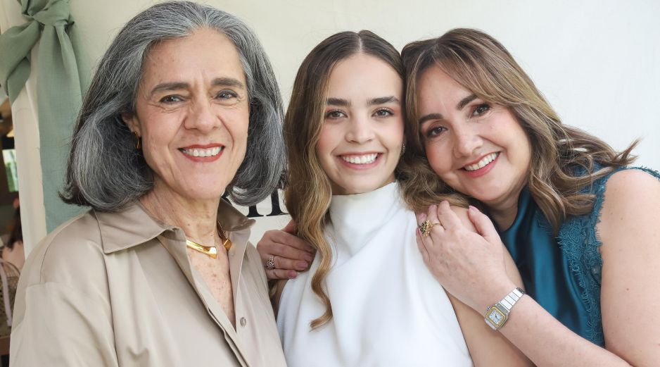 Virginia Rivas Barba, Alexa Bracamontes Pérez y Alejandra Pérez Aguayo. GENTE BIEN JALISCO / Revista del 14 de agosto 2026
