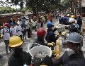 Entre las agencias de la ONU movilizadas, el Programa Mundial de Alimentos "está enviando comida". EFE / E. GUZMÁN