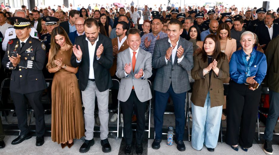 El presidente municipal de Tlajomulco, Quirino Velázquez, apuntó que las nuevas instalaciones representan un paso importante para la seguridad. ESPECIAL/Gobierno de Jalisco