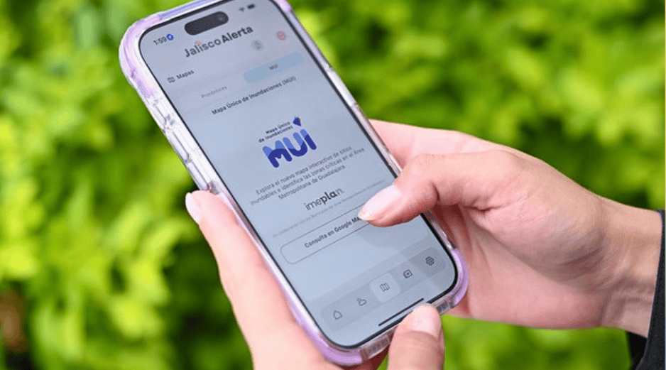 Conoce cómo recibir alertas de lluvia y consultar zonas de inundación en Guadalajara mediante la app Jalisco Alerta. ESPECIAL/Gobierno de Jalisco