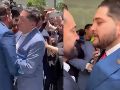Arturo Ávila y Carlos Gutiérrez protagonizaron un episodio violento en la Comisión Permanente del Senado que se viralizó. CAPTURA DE VIDEO
