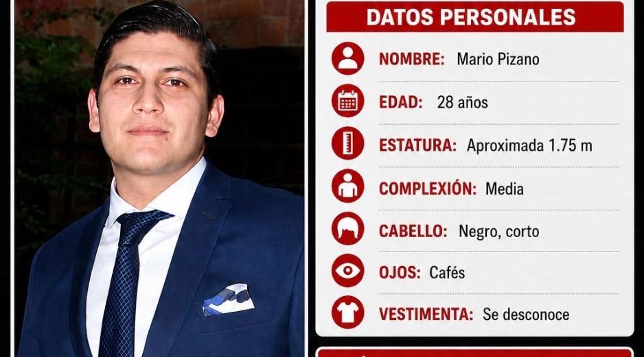 Hasta ahora,  la Comisión Estatal de Búsqueda de Personas del Estado no ha emitido una ficha oficial para su localización. ESPECIAL