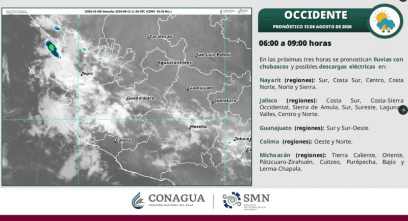 X / @conagua_clima&nbsp;