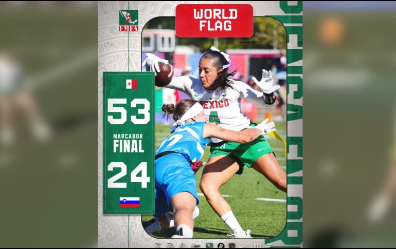 La Selección Mexicana femenil de Flag Football avanza hacia el sueño olímpico de Los Ángeles 2028. INSTAGRAM / @fmfamericanoficial