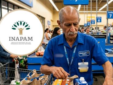 El programa de vinculación productiva ofrece a los adultos mayores la oportunidad de generar ingresos en tiendas de autoservicio como Walmart. ESPECIAL / Gemini (IA)
