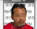 Sirenio "N" quedó a disposición de la autoridad correspondiente a fin de continuar con el proceso penal. ESPECIAL/Fiscalía de Tamaulipas
