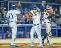 Los Albiazules reaccionan a tiempo y alargan su estancia en los playoffs. CORTESÍA