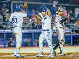 Los Albiazules reaccionan a tiempo y alargan su estancia en los playoffs. CORTESÍA